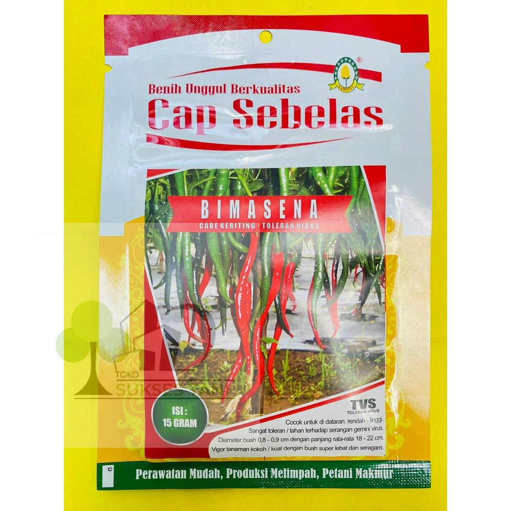 Benih Cabe Keriting BIMASENA kemasan  15gr dari CAP SEBELAS