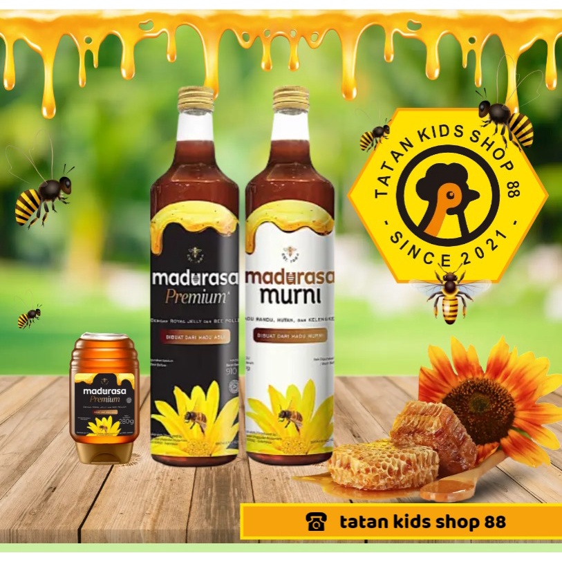 

Madurasa Premium 910gr Madu Botol Mengandung Royal Jelly Dan Bee Polen