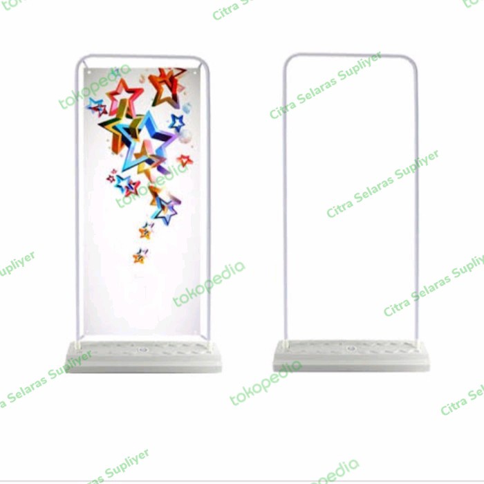 

New standing water display banner door frame banner - New Alas Water, 60 x 160