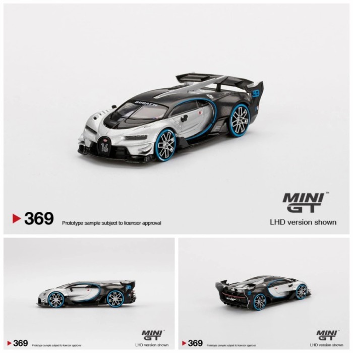 MINI GT 369 - Bugatti Vision Gran Turismo Silver