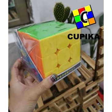 Rubik 3x3 9 cm Kotak Stickerless 3x3x3 90 mm 9cm Besar unik