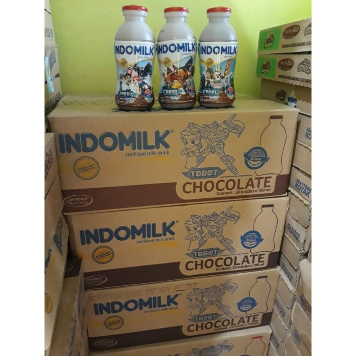 

Indomilk Susu Cair Chocolate Botol 190 ml - Karton