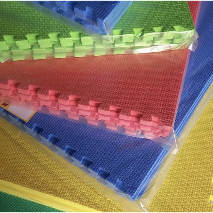 Matras Puzzle Karpet 60cm anak Tikar tebal 1cm Alas Bermain - Hitam