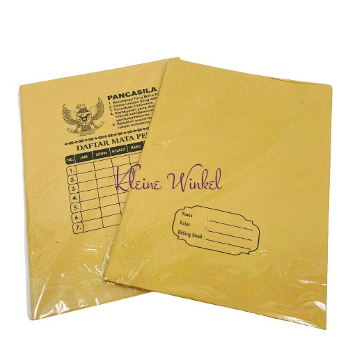 

Sampul Kertas Coklat KwartoBuku Tulis Biasa isi 20 lembar