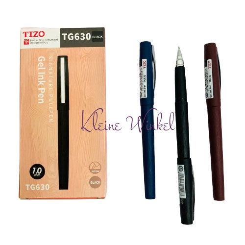 

Bolpoin TIZO Signature Gel Ink Pen 10mm Hitam 1pcs 1 biji