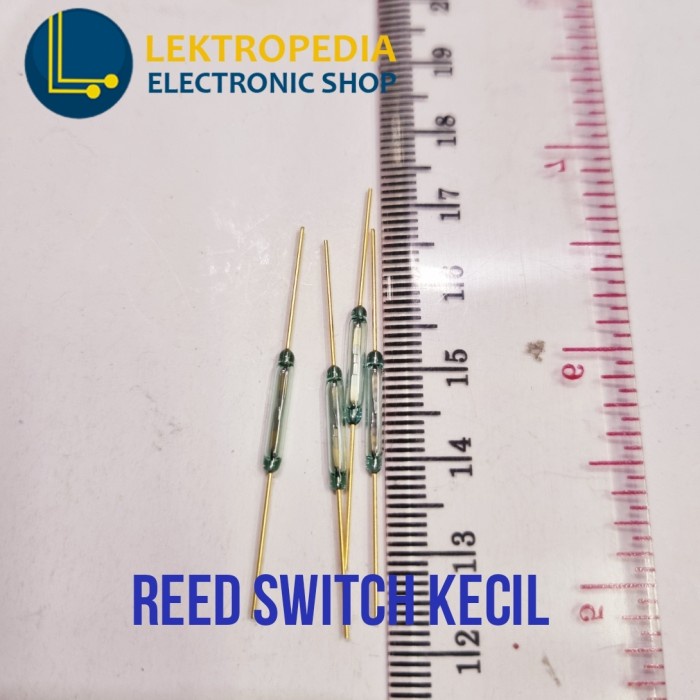 

Reed Switch KECIL Gold 12mm sensor magnet saklar magnetic door pintu