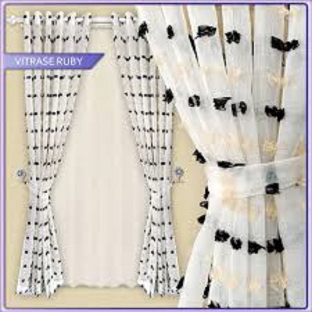 TIRAI HORDEN GORDEN RUBY 12RING TRANSPARAN JENDELA ATAU PINTU KAMAR RUMAH JENIS BAHAN RUBYCON METERA