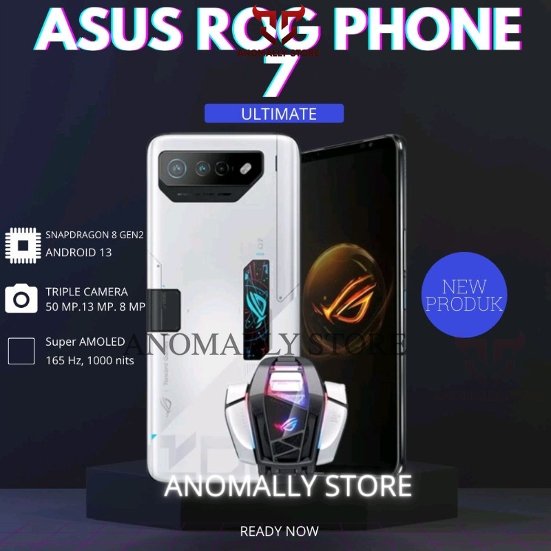 READY‼️ASUS ROG PHONE 7  ULTIMATE RAM 16 / 512 GB NEW RESMI INDONESIA