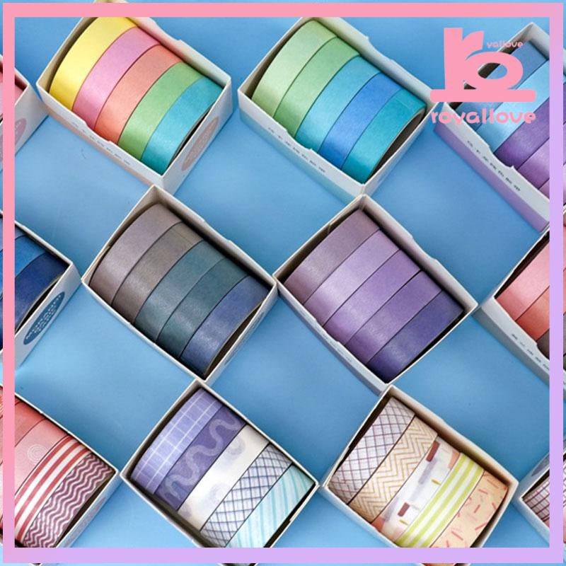 

CODWashi Tape DIY Scrapbooking Diary Kertas Stiker Roll Lucu Perekat Kertas-love