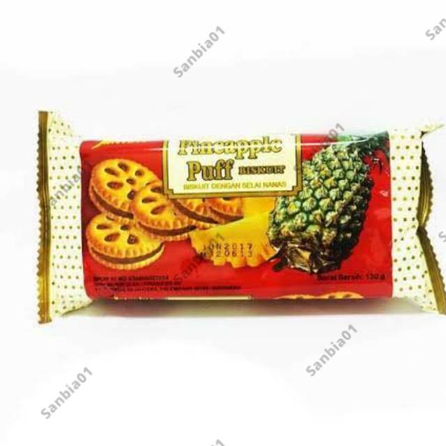 

Interbis Peanut Biskuit Pineapple Biskuit Kacang Nanas 130 Gram