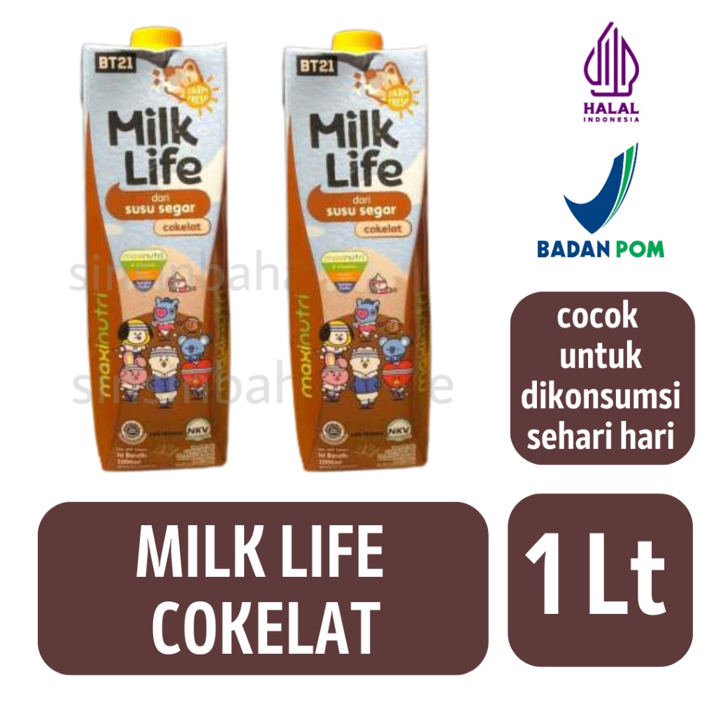 

UHT Milk Life Coklat [1liter]