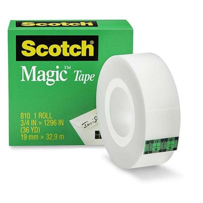 

Selotip - 3M Scotch Magic Invisible Tape 810