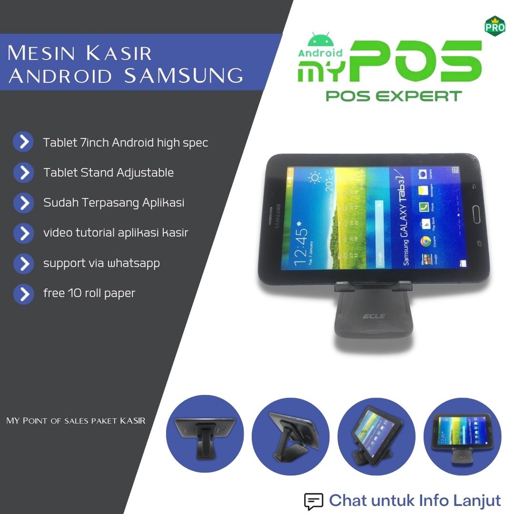 Mesin Kasir Android SAMSUNG- Paket Aplikasi