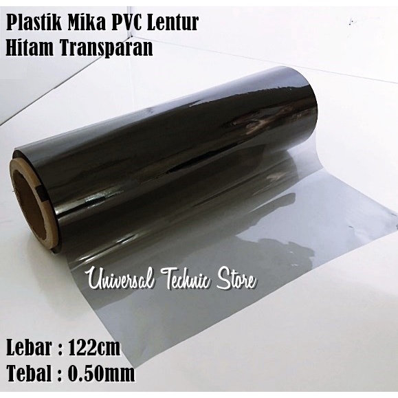 

[PROMO] Plastik Mika Lentur PVC Warna Hitam Lebar 122cm Tebal 0,50mm - 0.30mm, Merah
