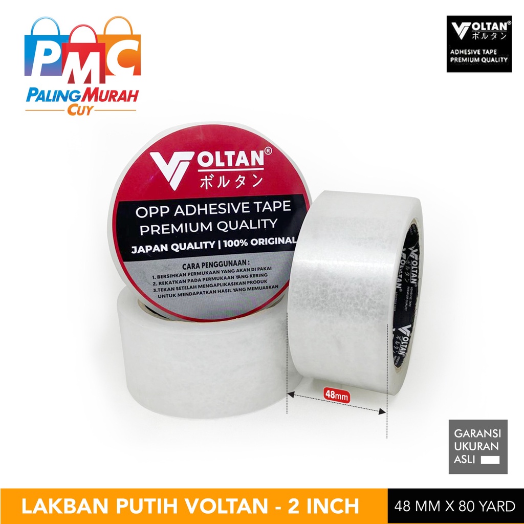 

Lakban Solatip 2 inch x 80 Yard (48mm) Isolasi OPP Bening /Clear MURAH