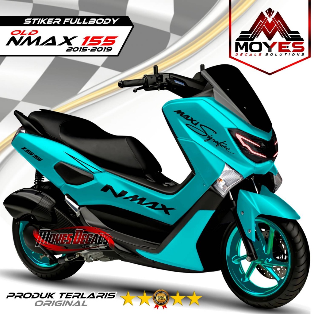 VIRAL... Stiker Variasi Nmax 155 old Fullbody - Decal Nmax 155 Old Motif polos