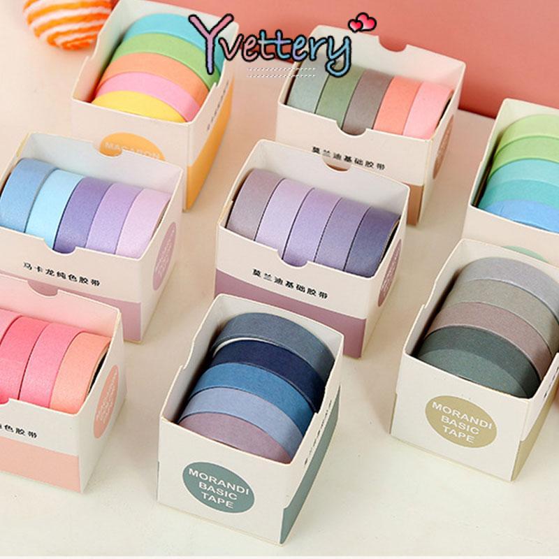 

❤️COD Washi Tape DIY Scrapbooking Diary Kertas Stiker Roll Lucu Perekat Kertas-Yy