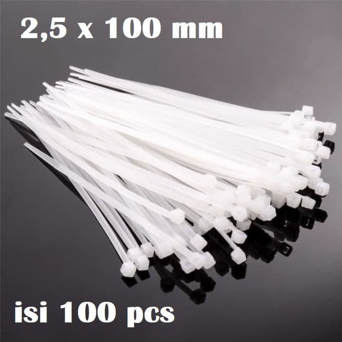 Kabel  ties Kabel tis Cable tie Klip 100 150 200 300 isi 100