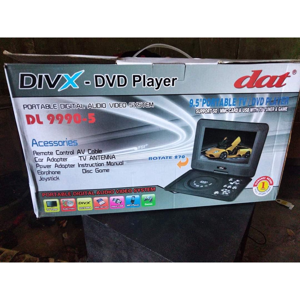 DVD Player Portable LELANG (DESKRIPSI) / DVD LAYAR PORTABLE / DVD PLAYER DAT