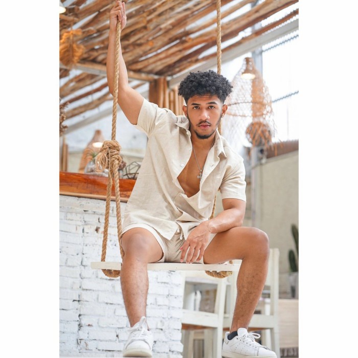 celana pendek anko linen | short pants anko