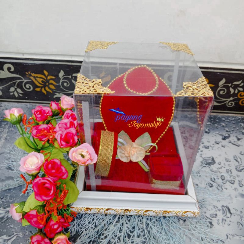 Kotak Tempat Perhiasan Cincin Kalung Dan Gelang Mahar Seserahan Pernikahan
