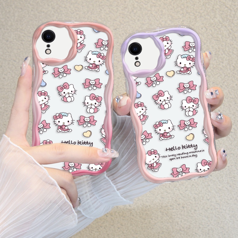 POPCASE For iPhone Softcase For iPhone XR Fashion Casing Hp Kucing lucu All-inclusive Case kartun Si
