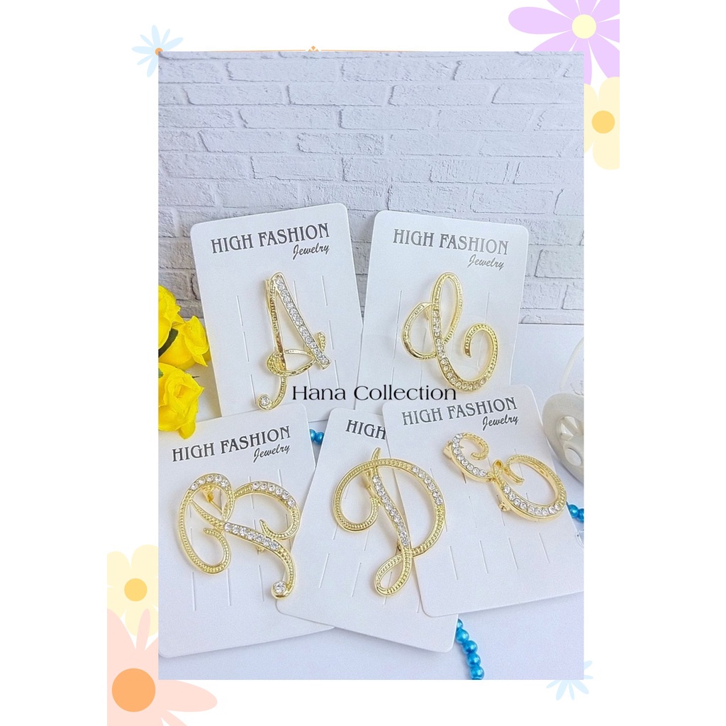 (HANA) Bros Huruf Jumbo gold (A-Z)