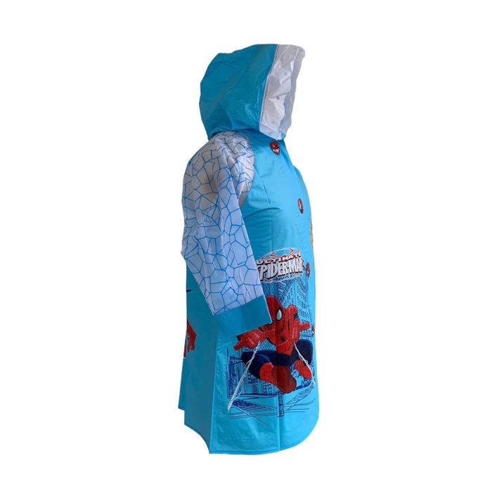 Jas Hujan Untuk Anak Laki-Laki Warna Biru Boy Raincoat Import
