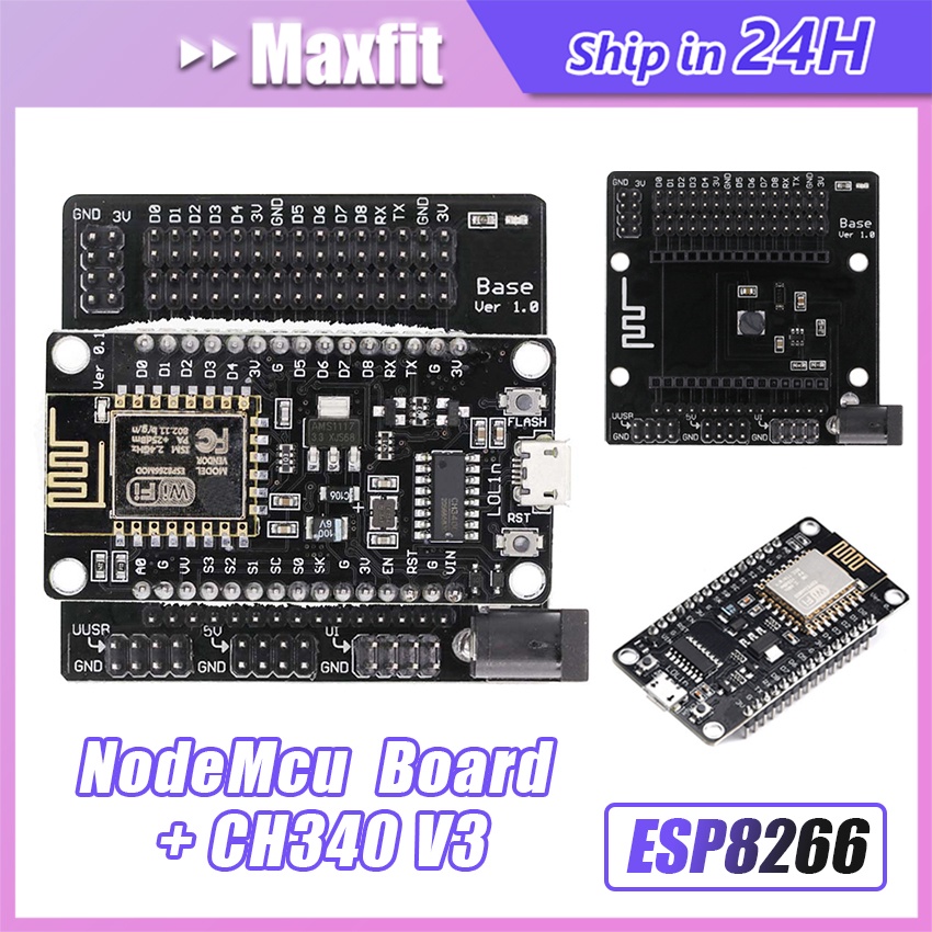 ESP 8266 Wifi Nodemcu Base Plate Board Esp8266 CH340 Backplane Lolin
