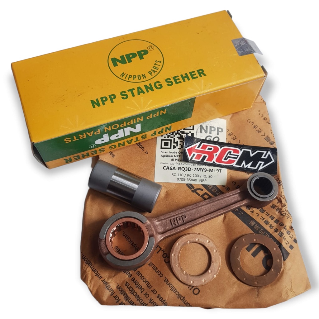 0705-35840 STANG SETANG SEHER SEKER PISTON CONNECTING ROD CONROD KIT SUZUKI RC110 RC100 RC80 RC 110 
