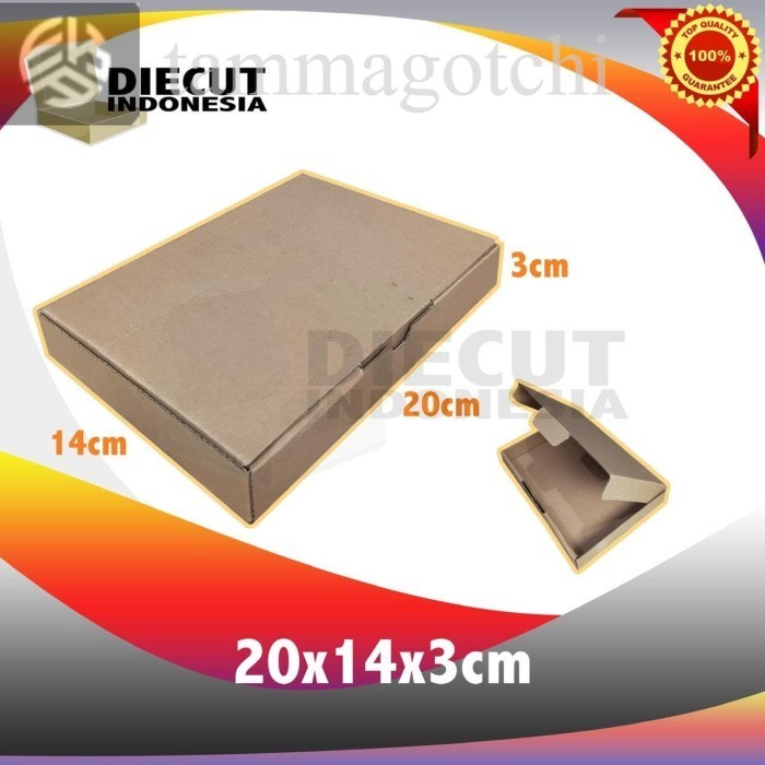 

kardus box pizza karton diecut uk 20x14x3 500 pc