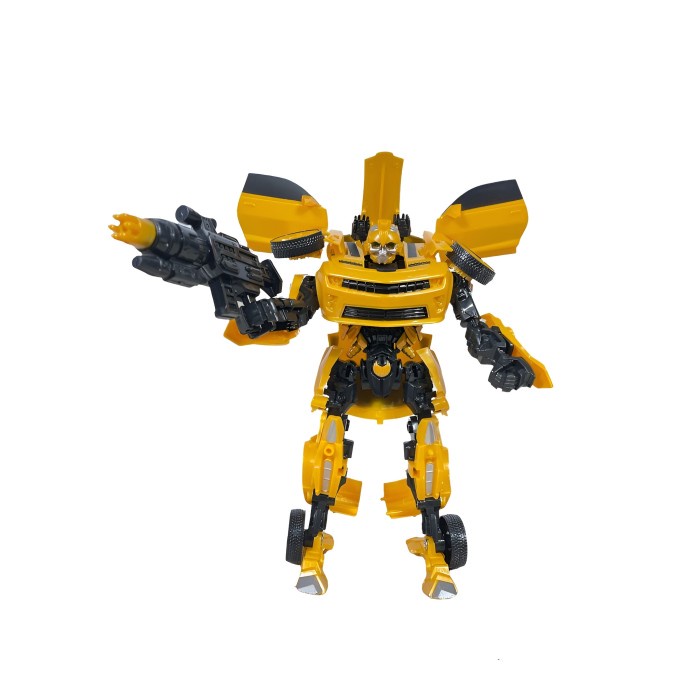 Mainan Robot Transformer Besar Anak | Bumblebee | Optimus Prime Cowok - Mecha Kuning