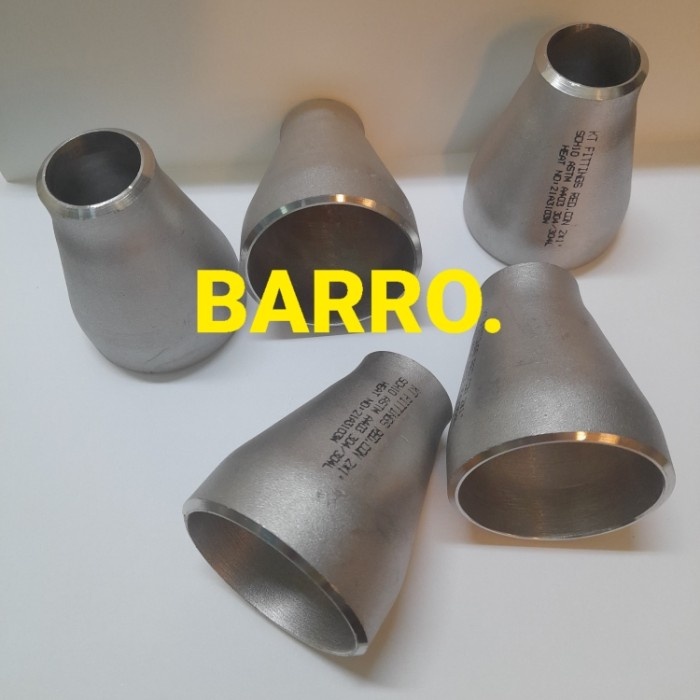 Reducer Las Stainless 6 x 5 inch SS 304 SCH 10 / Reducer Concentric