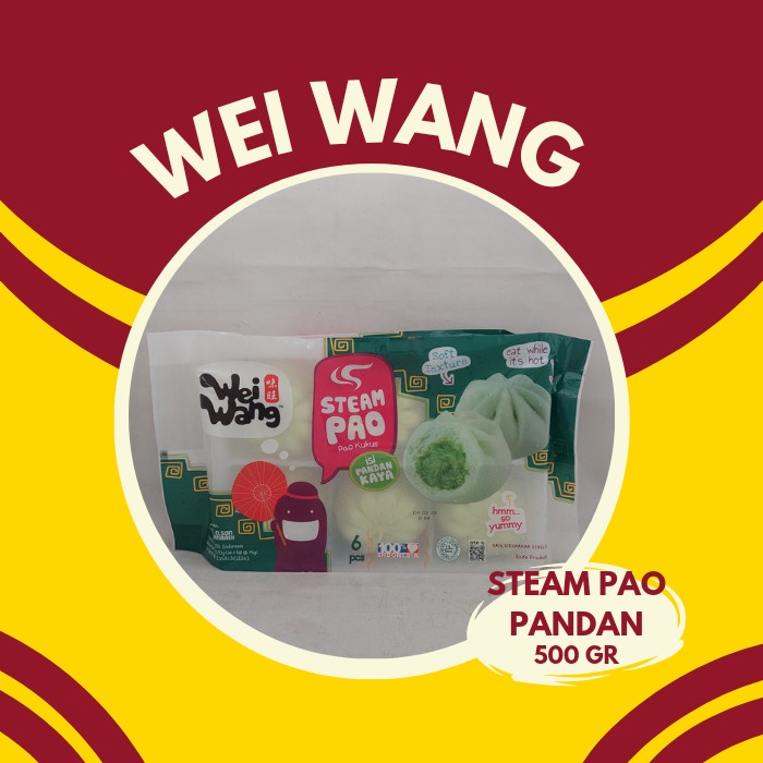 

wei wang steam pao Pandan isi 6