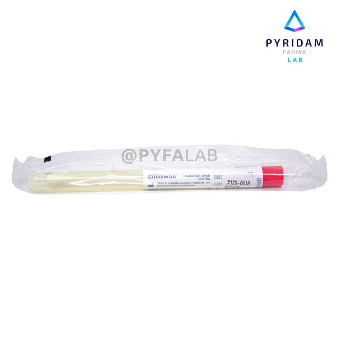 Citoswab (2120-0018) Transport Swab w Snappable Plastic Stick (100pcs)