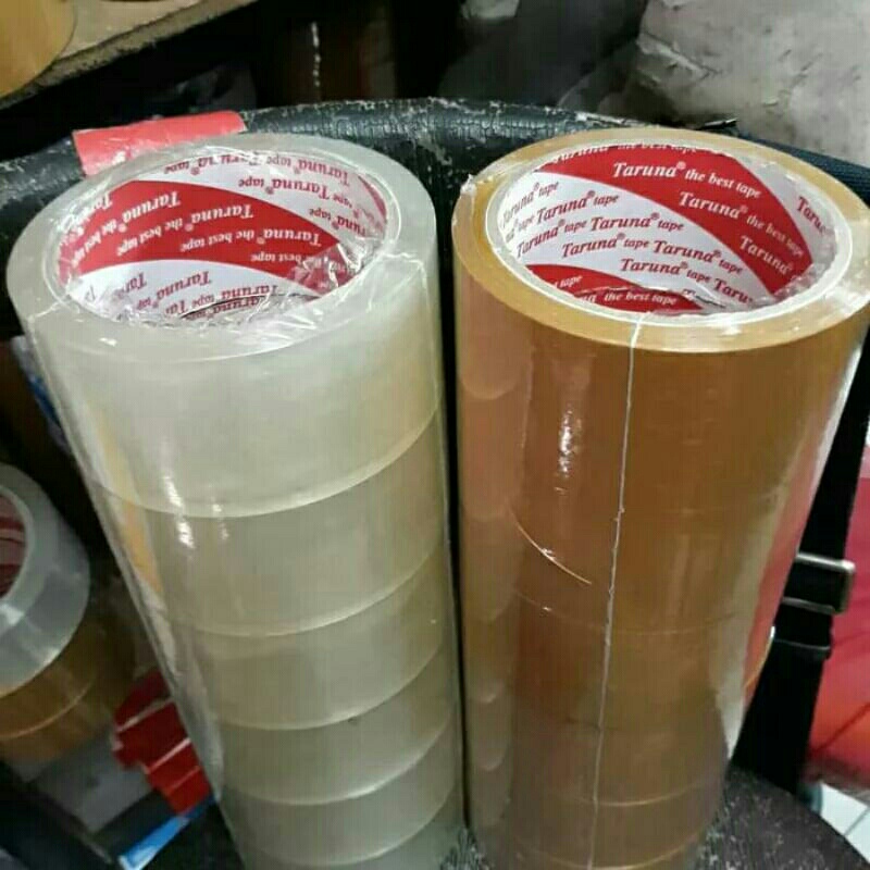 

[TERMURAH] Lakban Bening Cokelat Ukuran 45 mm x 50 meter