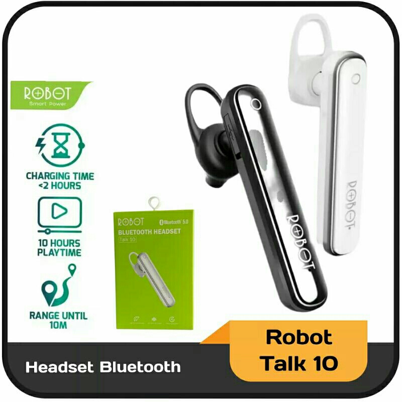 Robot Talk 10 Bluetooth Earphone Android iPhone Original