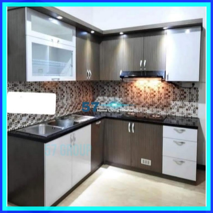 Lemari Dapur Sehat Bahan Multiplek HPL - Kitchen Set Bahan Plywood HPL