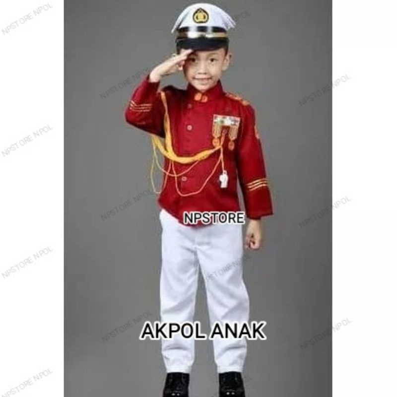 [ PROMO SPESIAL ]  Baju Seragam Karnaval Taruna Akmil Akpol Anak || Baju Taruna Taruni Akademi Milit
