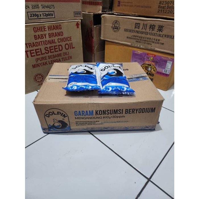 

Garam Dolphin 1 Dus isi 24 x 500gr