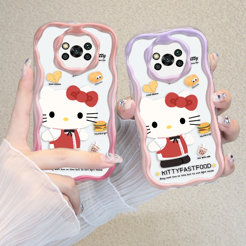 POPCASE For Poco Case For Poco X3 X3 Pro X3 NFC Kesing hp Cute Kitty Bening Soft Casing kesederhanaa
