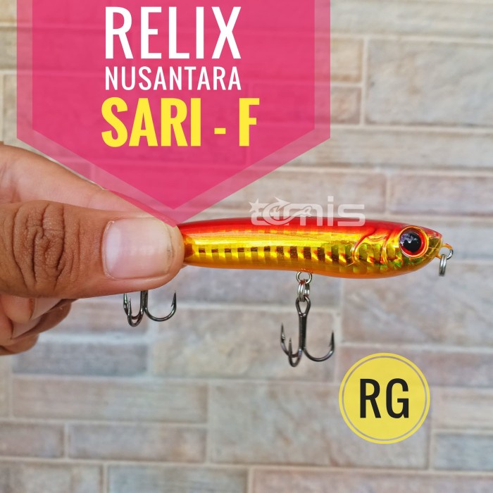 Sari Relix Nusantara Top Water Lure WTD Rattle Umpan Casting - BYS