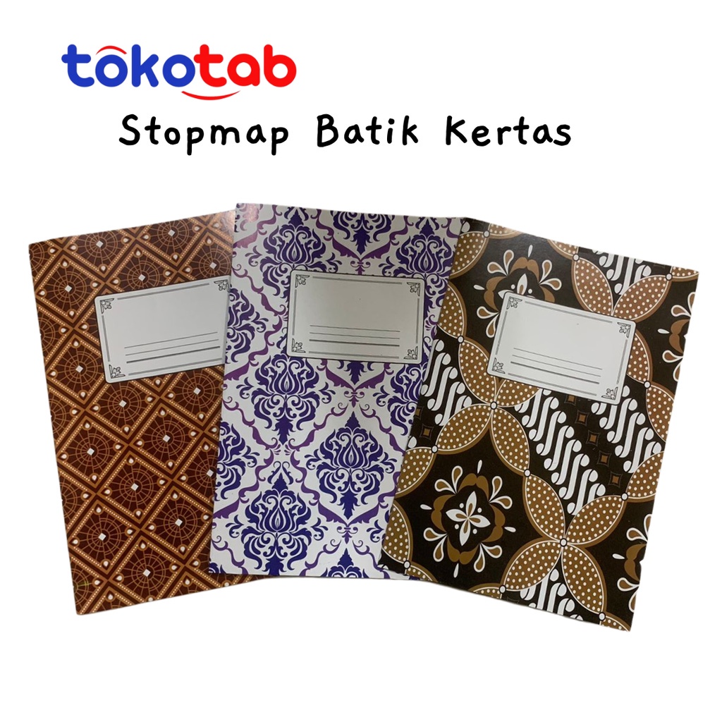 

Tokotab - Stopmap Batik Kertas Map Batik Folio