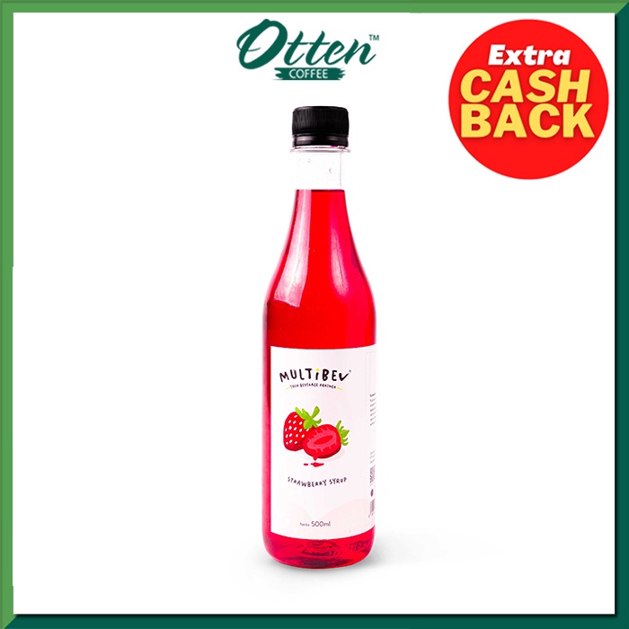 

MultiBev - Syrup Strawberry Bottle 500ml - Sirup Minuman