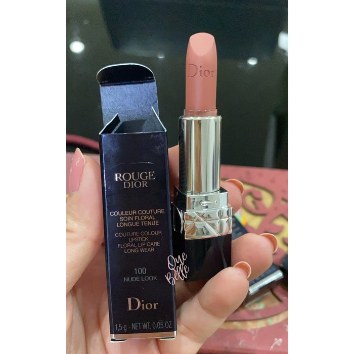 New Dior Rouge 100 Nude Look Matte travel sz 1,5gr