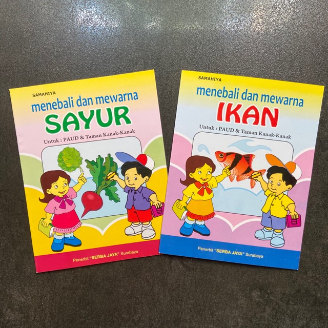 

Buku Anak PAUD TK Menebali amp Mewarna BL