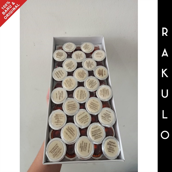 

Anggur Perjamuan Kudus Cup dan Hosti Roti Ayat Kemasan isi 100 pcs