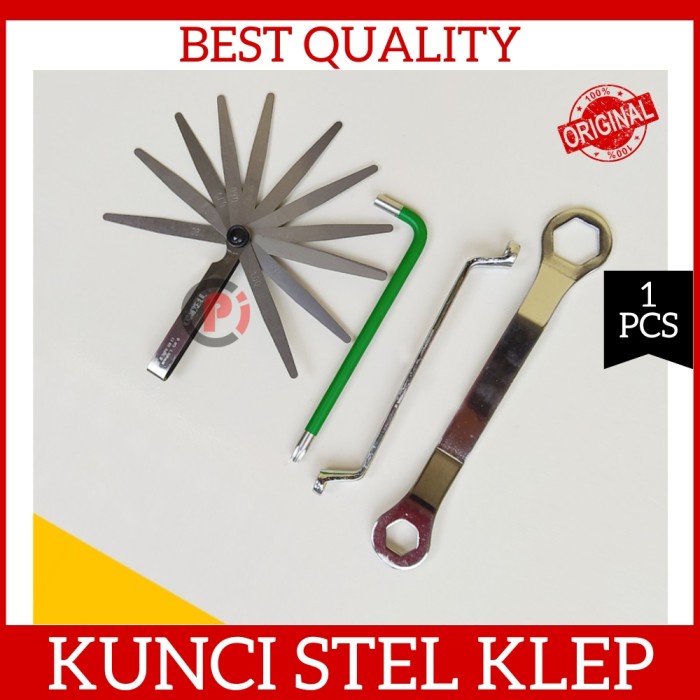 Kunci Stel Setel Klep Motor Engine Block Mesin Setelan Feeler Gauge