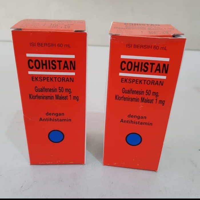 Cohistan Ekspektoran Sirup 60ml/Obat Batuk