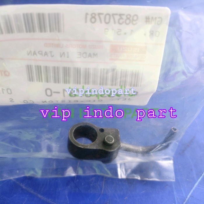PIPA JET SEMPROTAN OLI PENDINGIN PISTON ISUZU ELF NKR71 NKR66 ORIGINAL ISUZU